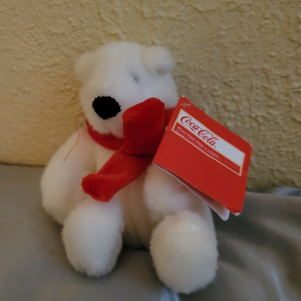 NWT Small Coca-Cola Polar Bear Plush